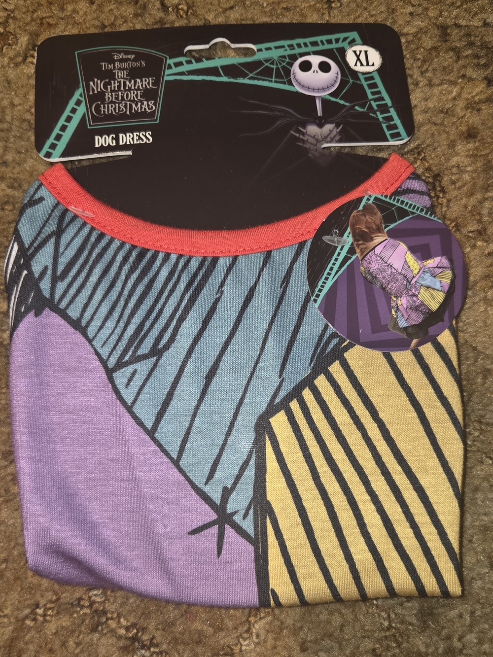 Nightmare Before Christmas Sally Dog Dress Halloween Size Medium & XL NWT